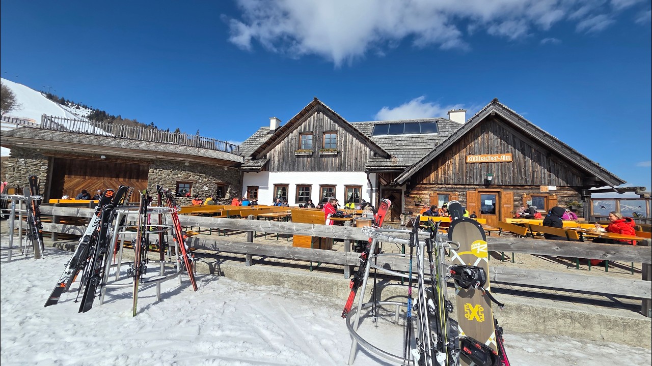 Skifahren am Aineck 2026 03 11