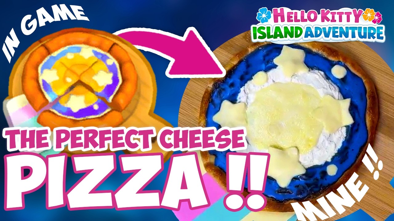 Давайте приготовим пиццу Quattro Fromaggi из аниме Hello Kitty Island Adventure в реальной жизни!!