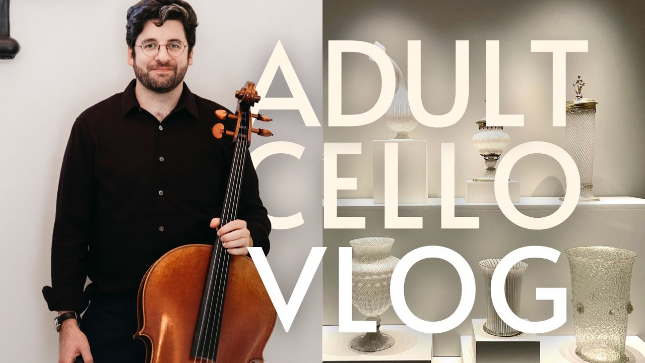 Adult Cello VLOG | Bach Prelude Course, Beethoven Quartets, Getty Museum