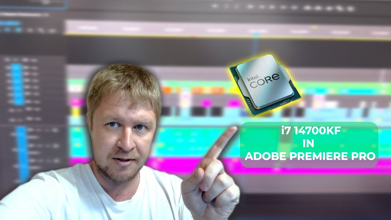 INTEL CORE i7 14700KF IN ADOBE PREMIERE PRO #14700kf #pc #4070tisuper #rtx