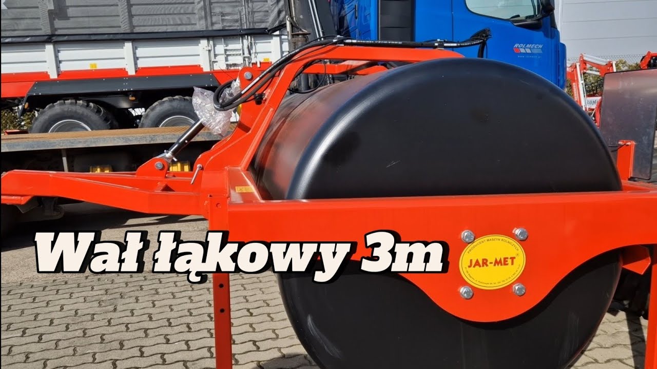 Wał łąkowy o szerokości 3m marki JAR-MET ROLMECH