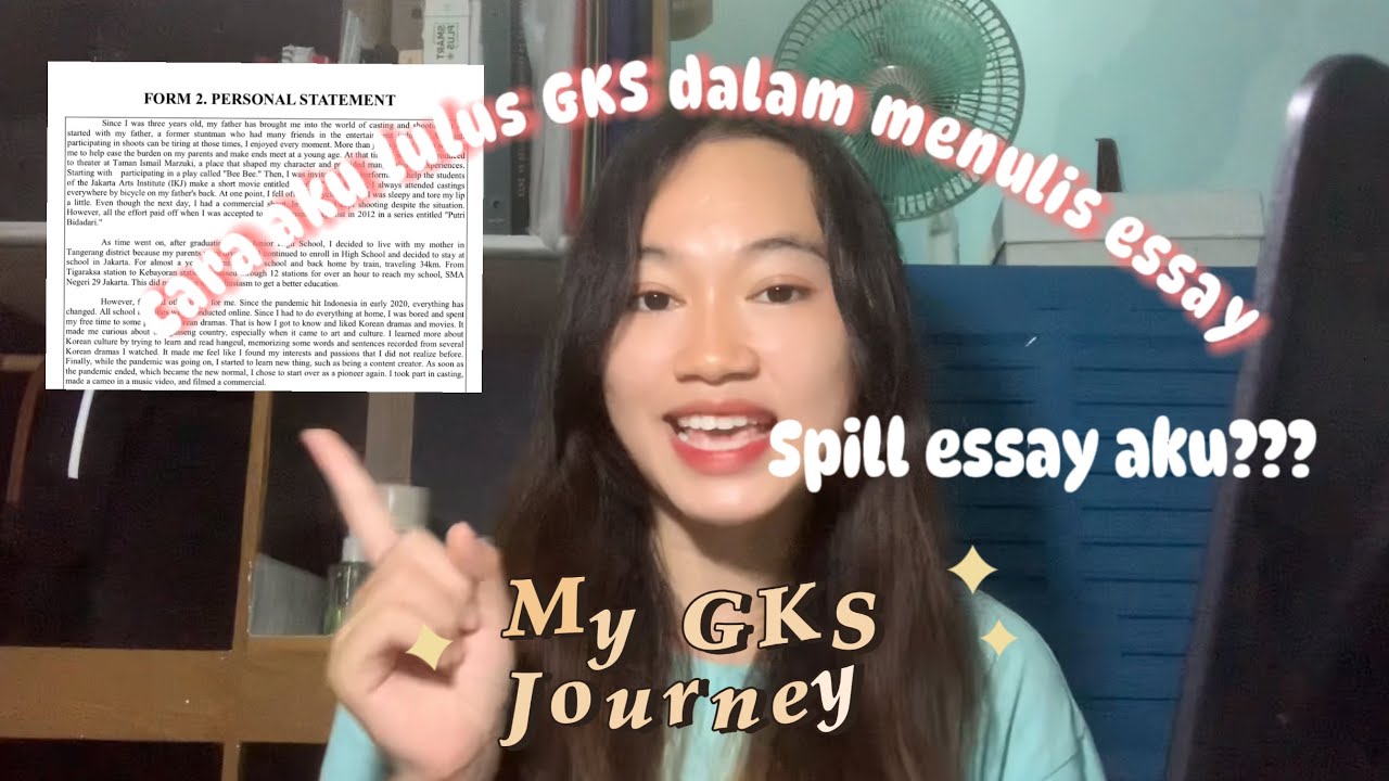 Tips menulis essay personal statement GKS 🇰🇷 ala aku ✨ #gks #personalstatement #tips #essay