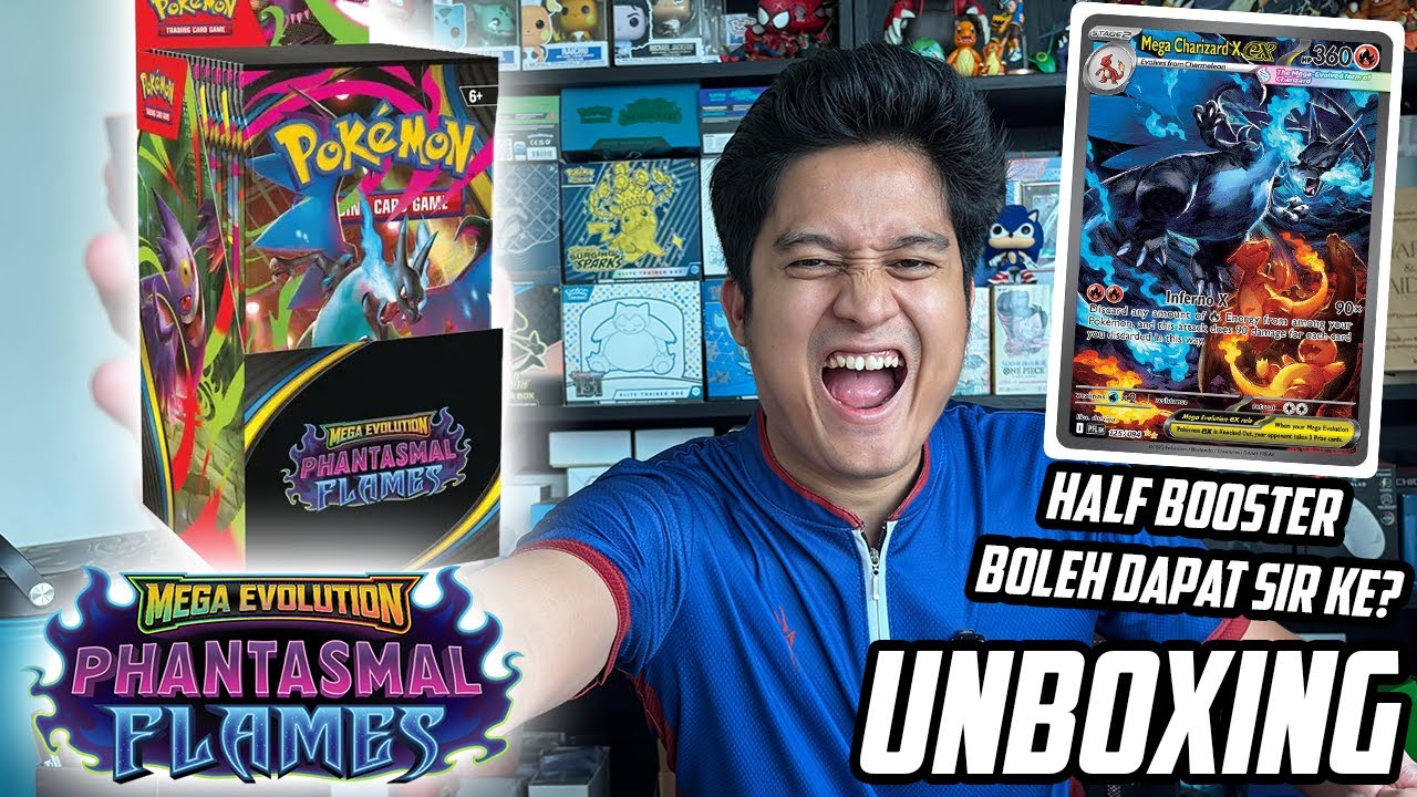 PHANTASMAL FLAMES HALF BOOSTER BOX UNBOXING! BOLEH DAPAT SIR KE?