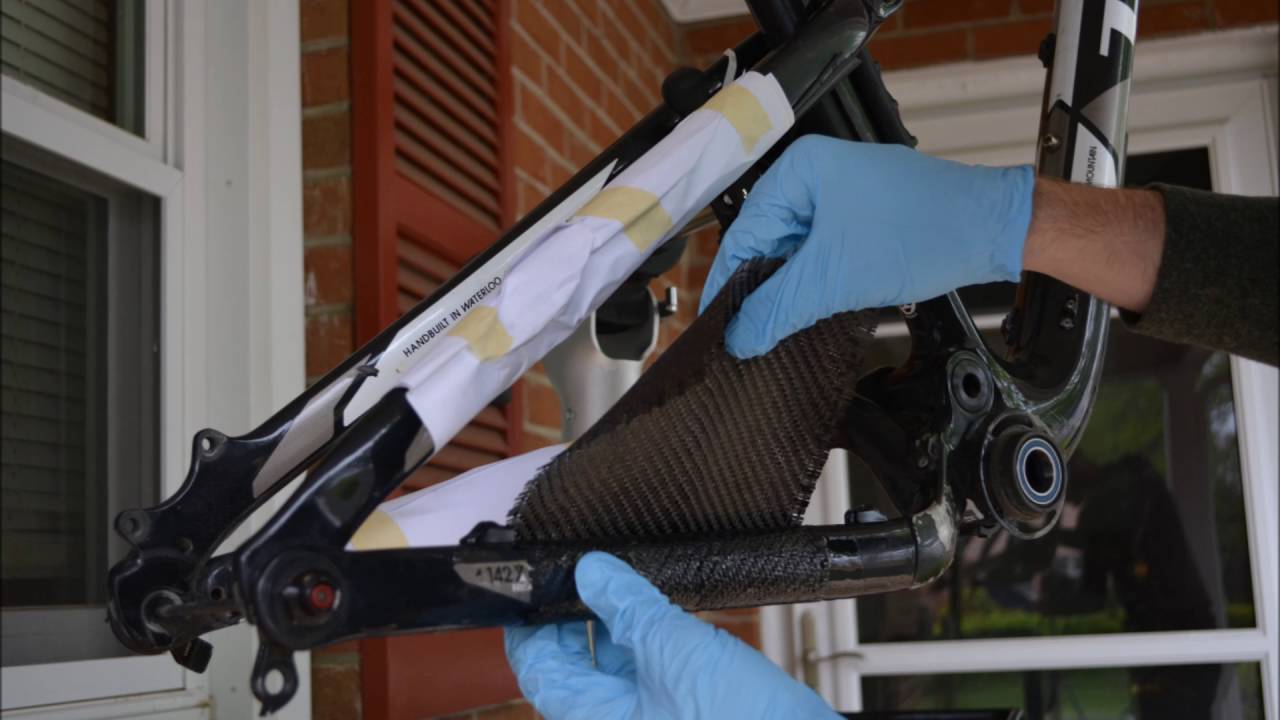 Trek Superfly 100 Chainstay Carbon Repair