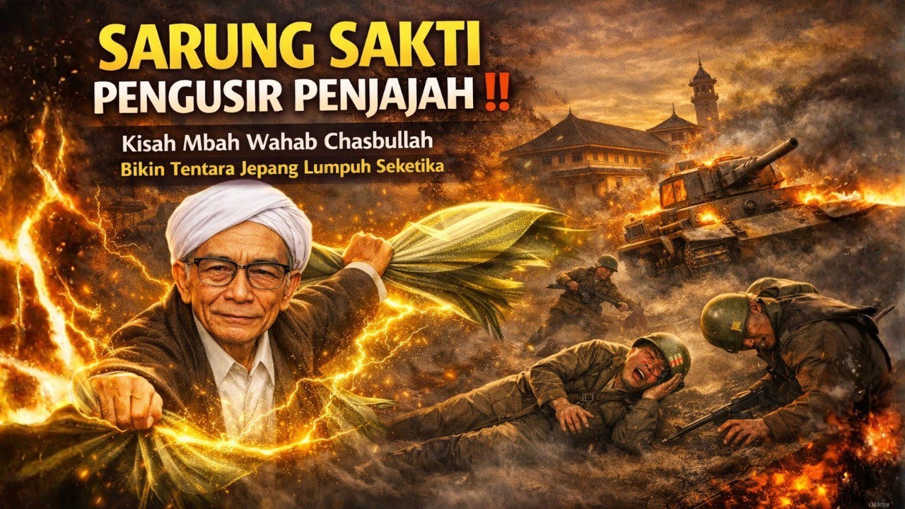 SARUNG SAKTI PENGUSIR PENJAJAH ‼️ Kisah Mbah Wahab Chasbullah Bikin Tentara Jepang Lumpuh Seketika