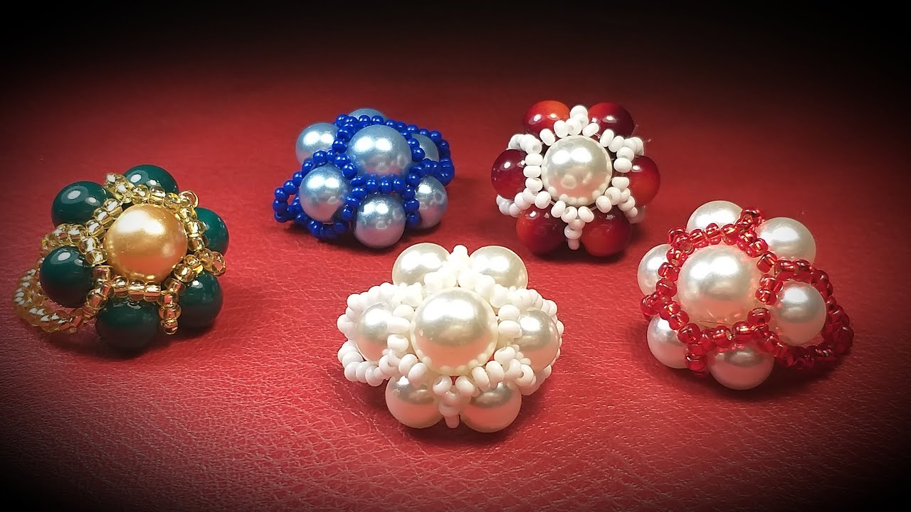 Elegante Anillo de Perlas...Clase #372!!!