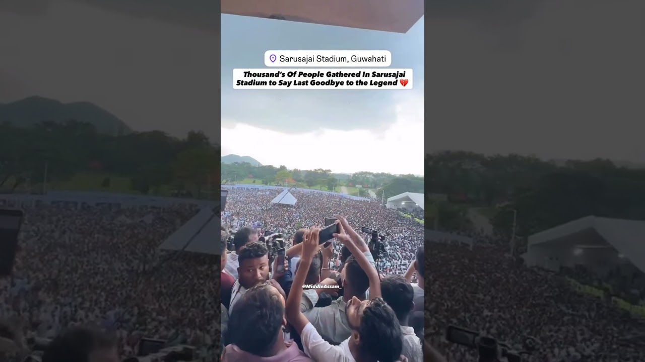 Zubeen Garg Funeral || Short Video || 2025