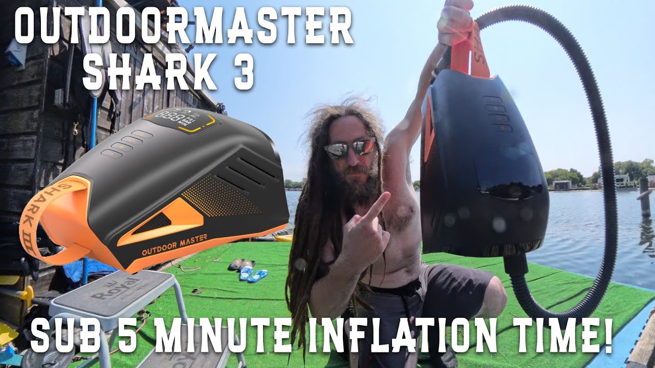 Outdoormaster Shark 3 SUP Pump - UNDER 5 MINUTE INFLATION! - Lets see if it's true.