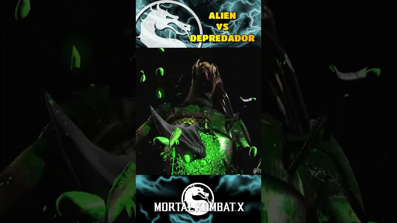 Alien vs Depredador #mortalkombatx #shorts