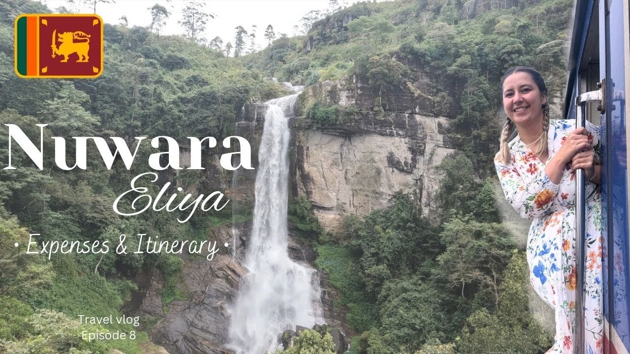 Sri Lanka’s Highlands | Nuwara Eliya Tea Plantations, Waterfalls & Scenic Train Ride 🇱🇰 Ep.8