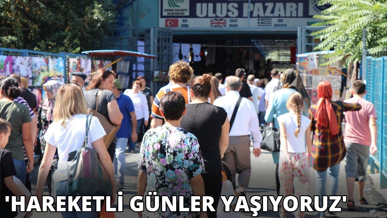 Bulgaristan'da yaşayan soydaşların bayram alışverişi Edirne'den