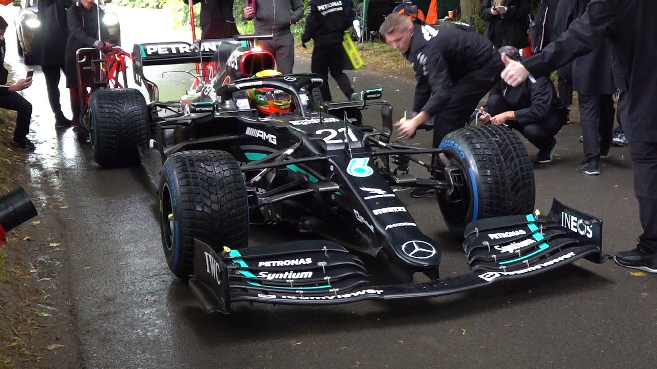 Esteban Gutierrez Drives Lewis Hamilton's 2021 Mercedes W12 F1 Car @ Goodwood Festival of Speed!