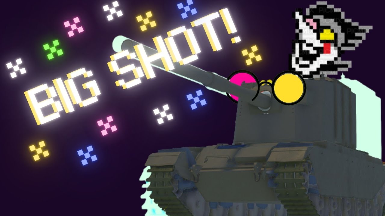 The [ BIG SHOT! ] experience!! {Epilepsy WARNING!} | Cursed Tank Simulator [ Montage ]