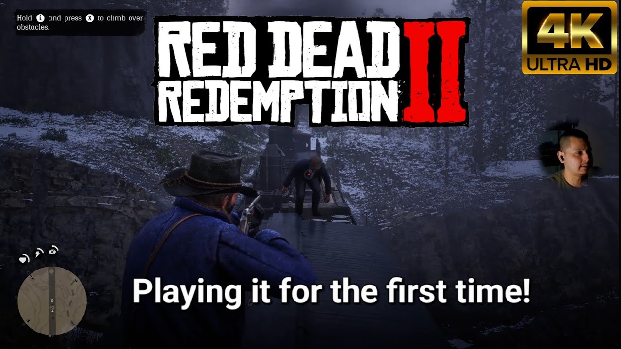 Robbing a train - First time playing RDR2!