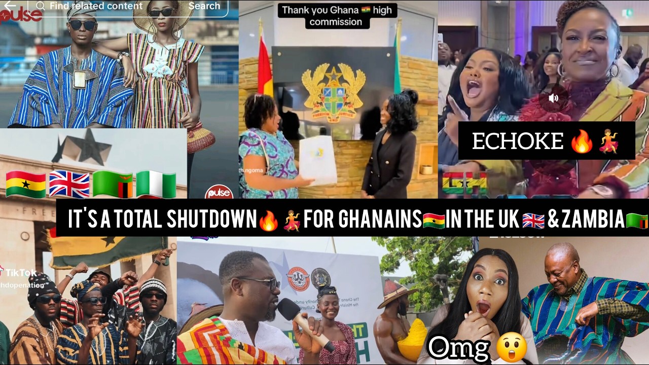 WOW👌💃NIGERIAN CELEBRITIES JOINS GHANA 🇬🇭 AS THEY SHUTDOWN UK&ZAMBIA 🇿🇲