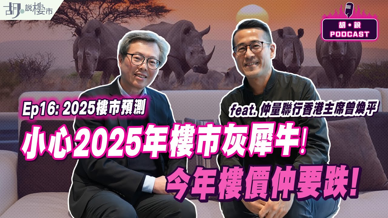 😃(精華版)胡‧說PODCAST：EP16😃曾煥平: 小心2025年樓市灰犀牛❗️今年樓價仲要跌❗️」｜胡‧說樓市