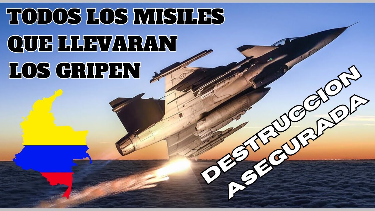 LOS MISILES DE LOS GRIPEN COLOMBIANO
