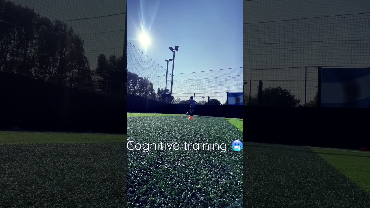COGNITIVE TRAINING DRILL! ⚽️🔥#football #shorts