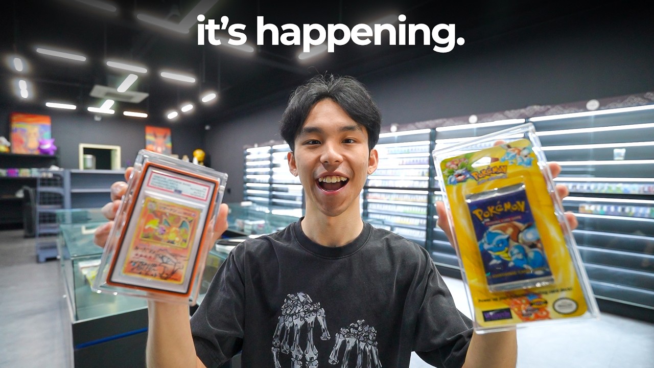 Setting up my Pokemon TCG Shop in Singapore!