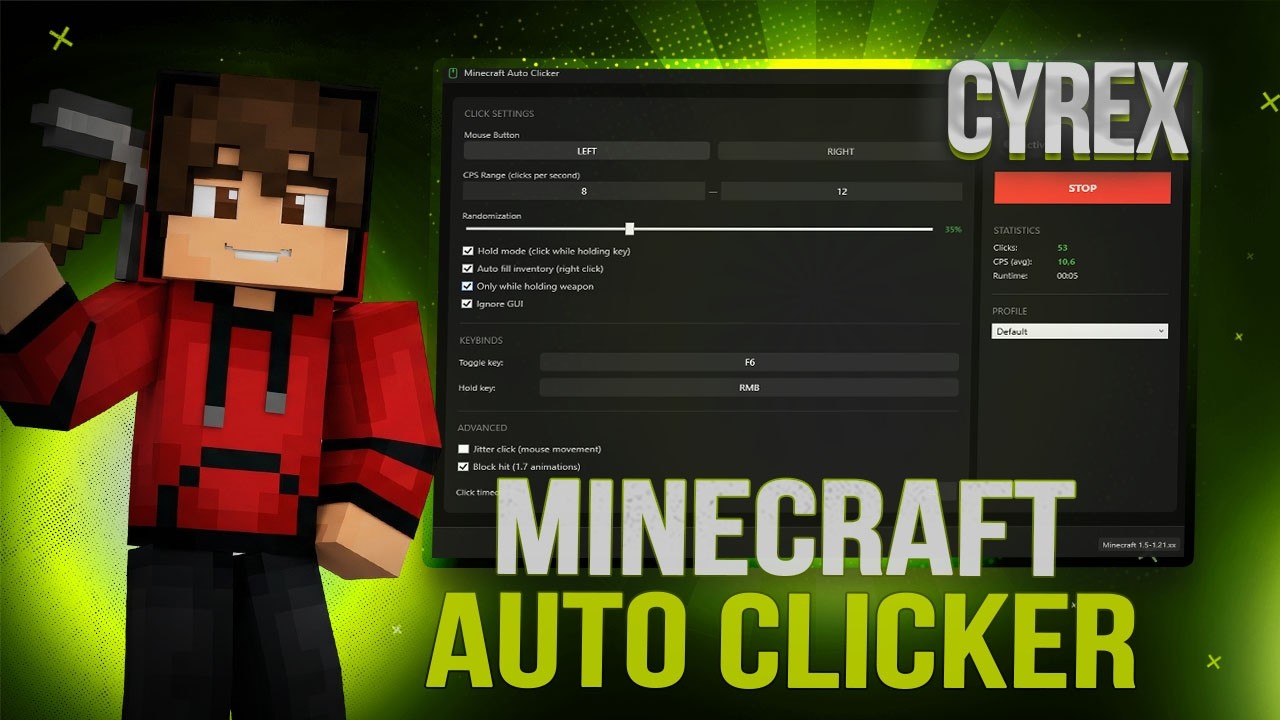 #1 BEST FREE Auto Clicker For Minecraft | Best Minecraft AutoClicker ! FREE