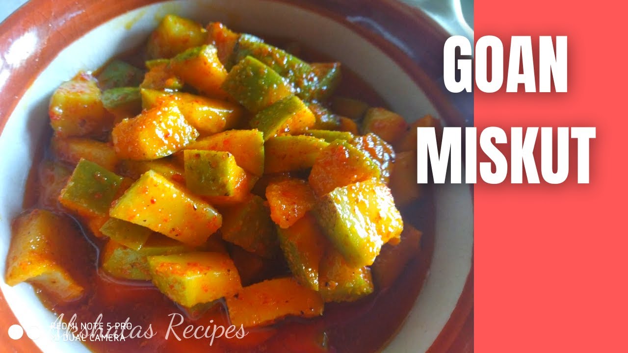 Goan Miskut|Raw Mango Pickle Recipe|Goan Pickles