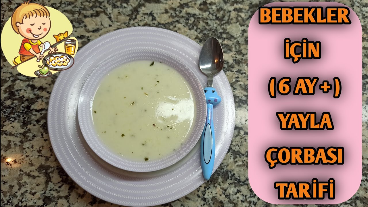 BEBEKLER İÇİN (6 AY+) YAYLA ÇORBASI TARİFİ #yaylaçorbası #ayrancorbasi #ekgida #ekgıdayageçiş #bebek