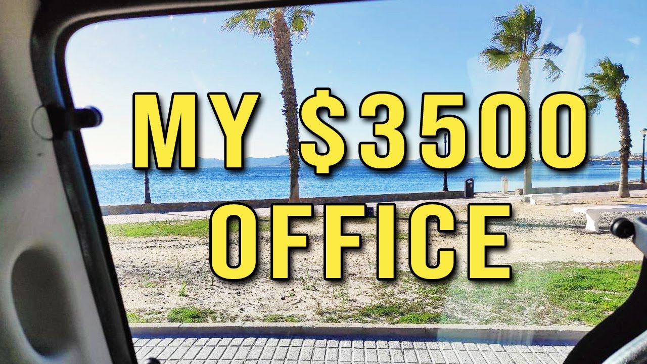 Micro Camper Van Office - Better View Than Top Hotels! Cost $3500