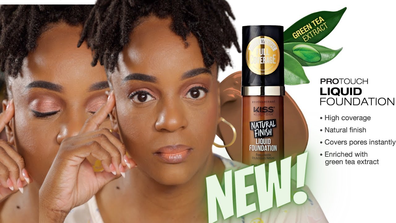 $8*NEW* BEAUTY SUPPLY STORE FULL COVERAGE FOUNDATION- KISS New York NATURAL FOUNDATION‼️