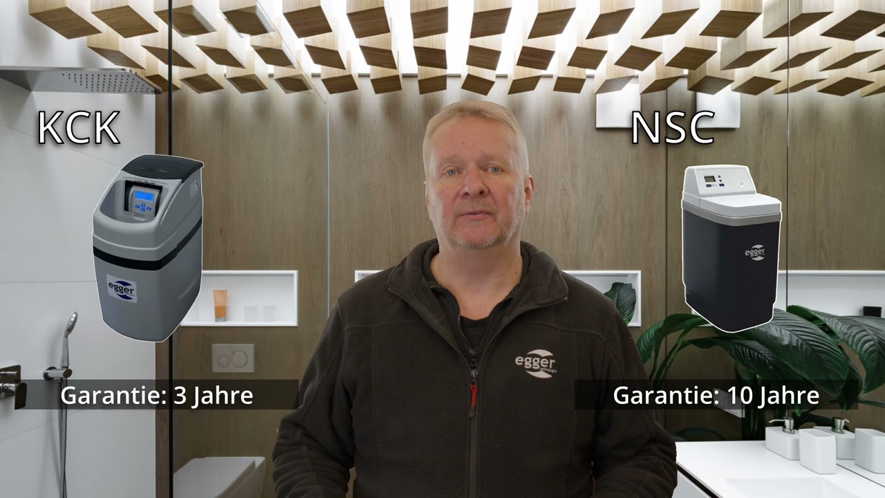 Weichwasseranlage der Baureihe NSC im Vergleich zur Baureihe KCK