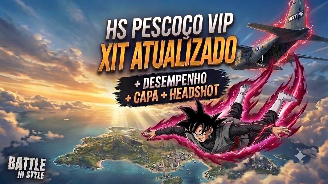 FF XIT HS PESCO&Ccedil;O OBB DISFAR&Ccedil;AVEL 😨 99% XIT ANDROID & IOS - ff gameplay 
