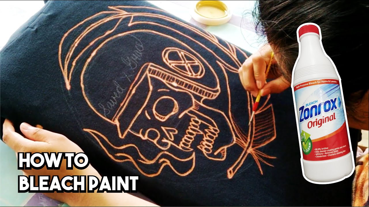 How to Bleach Paint EASY by Tali at Kulay