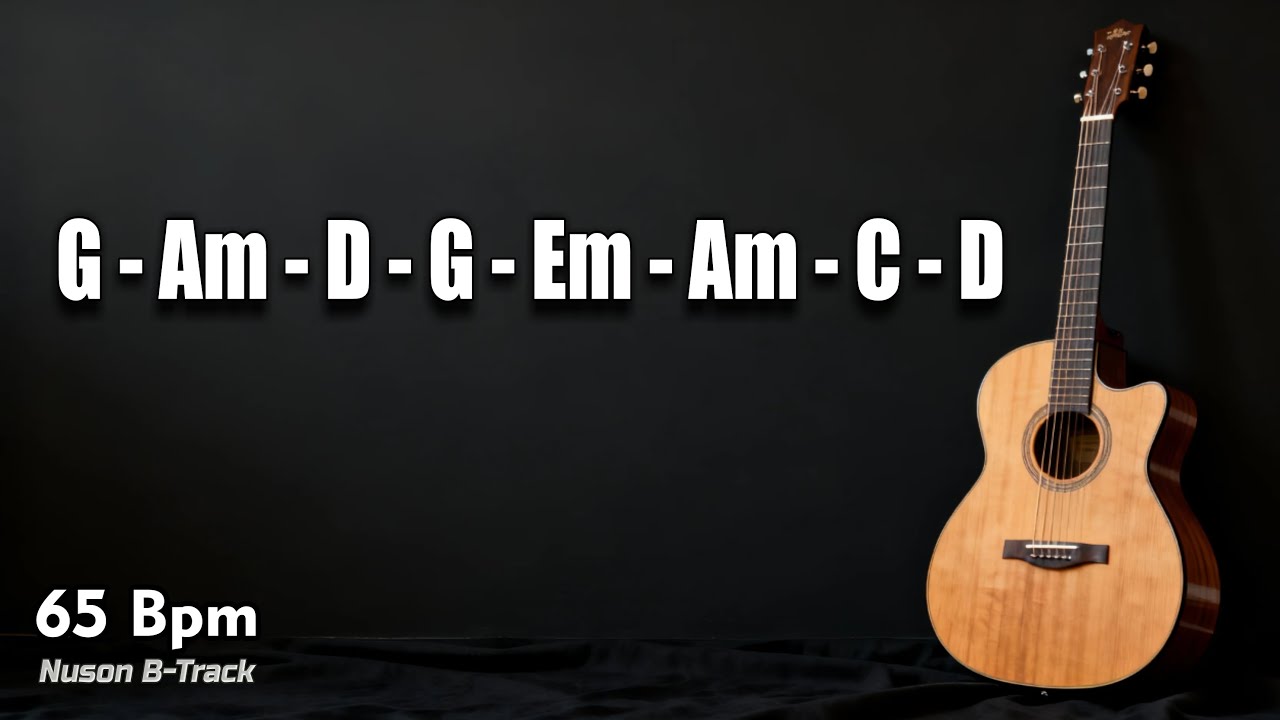 Ghosted (G Major) Romantic Slow Acoustic Guitar Backing Track 157