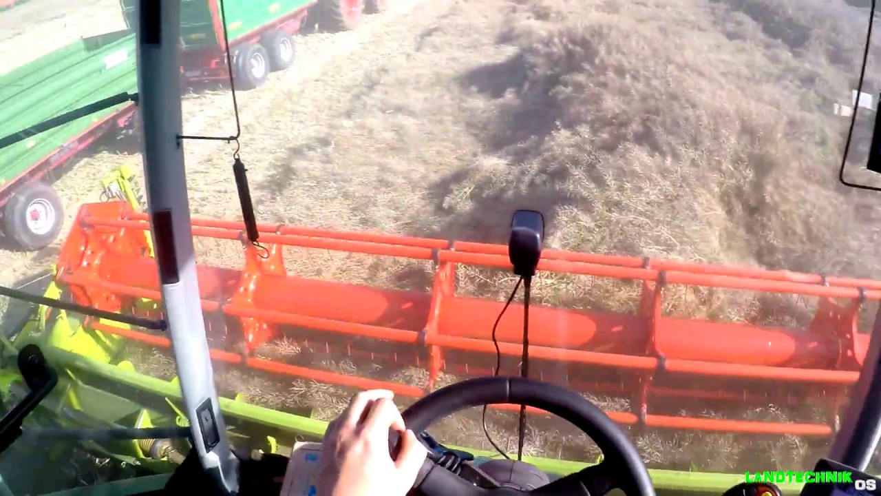 Cabview | Claas Lexion 660 + V750 | Rapsernte 2017
