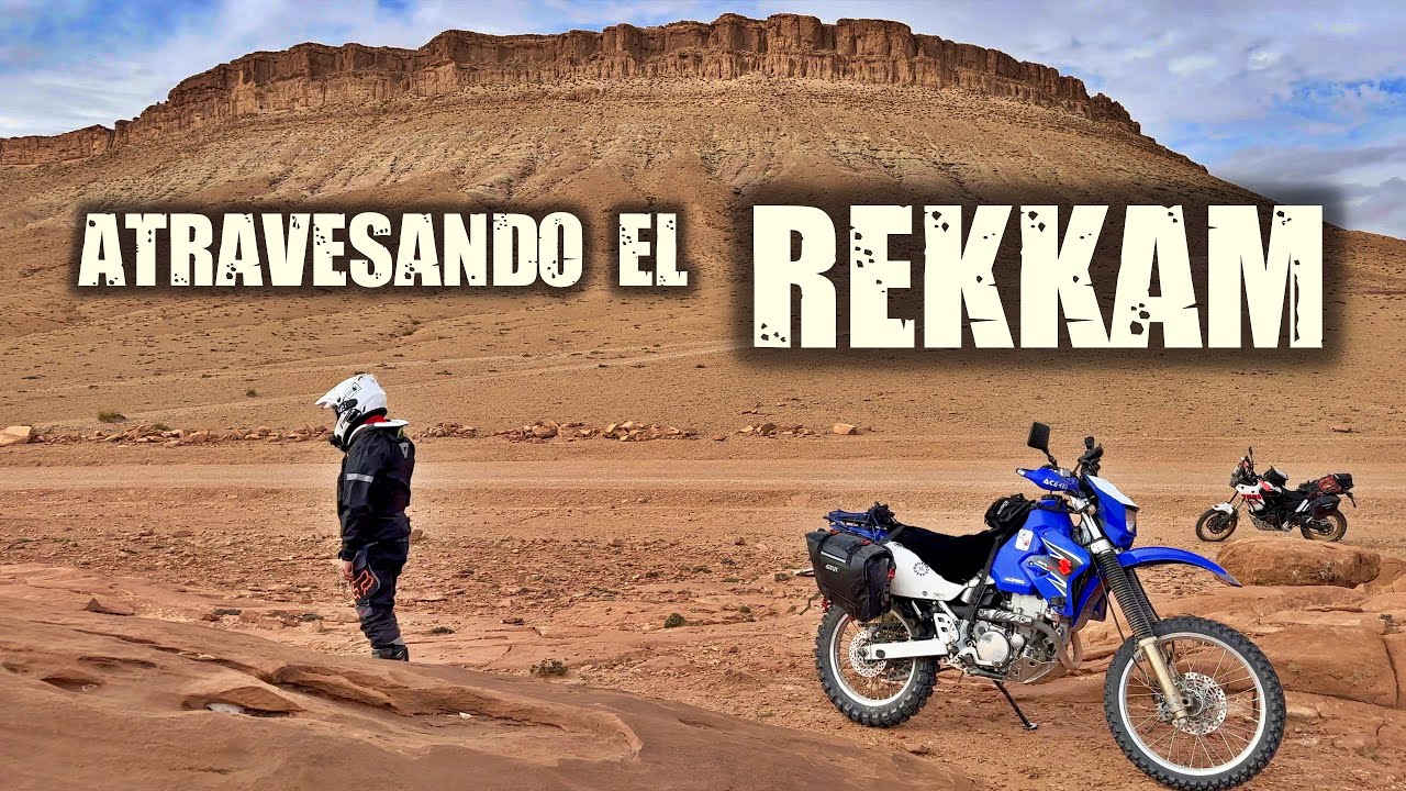 HONDA Dominator sufre una fuerte CAIDA (E02) VIAJE en MOTO por AFRICA con destino a DAKAR