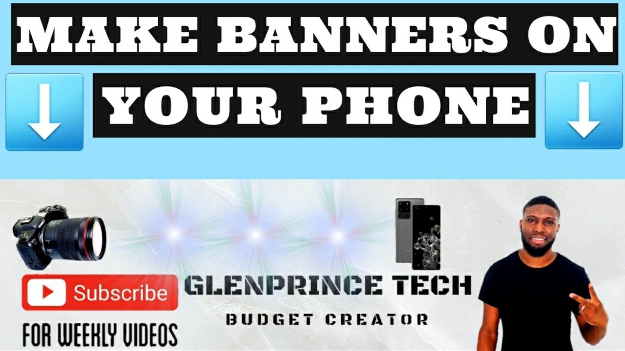 How To Easily Make A YouTube Banner fast