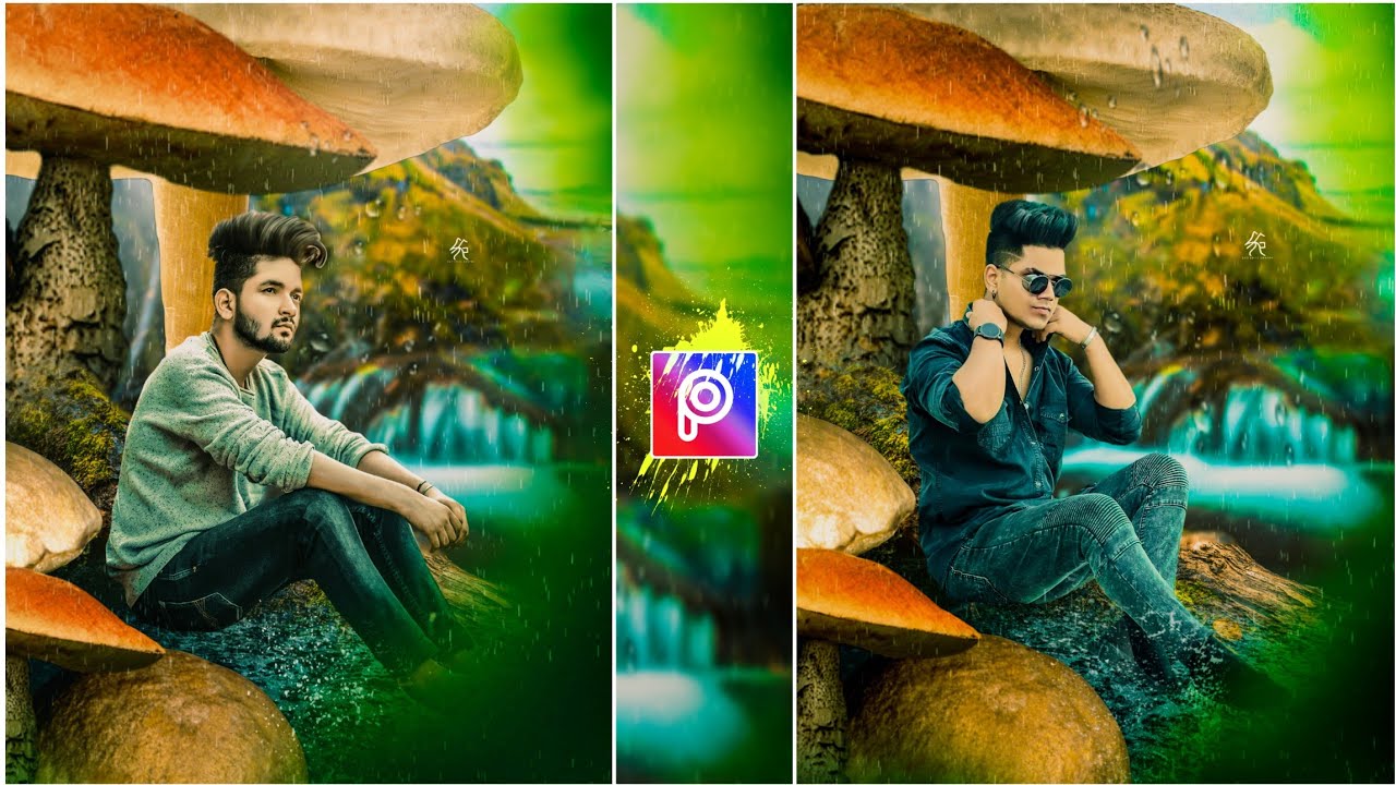 PicsArt Monsoon Rain Photo Editing tutorial in picsart Step by Step