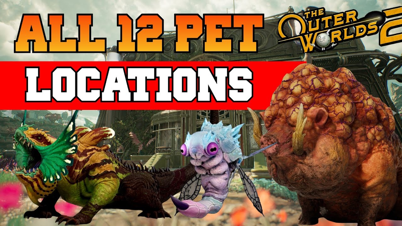 All 12 Pet Locations  (Hatchling Catcher Achievement ) - The Outer Worlds 2
