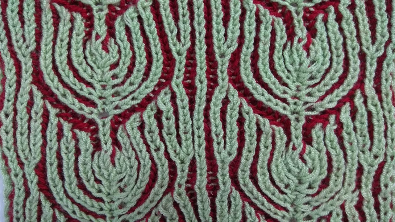 Brioche knitting *Tulips* knitting patterns