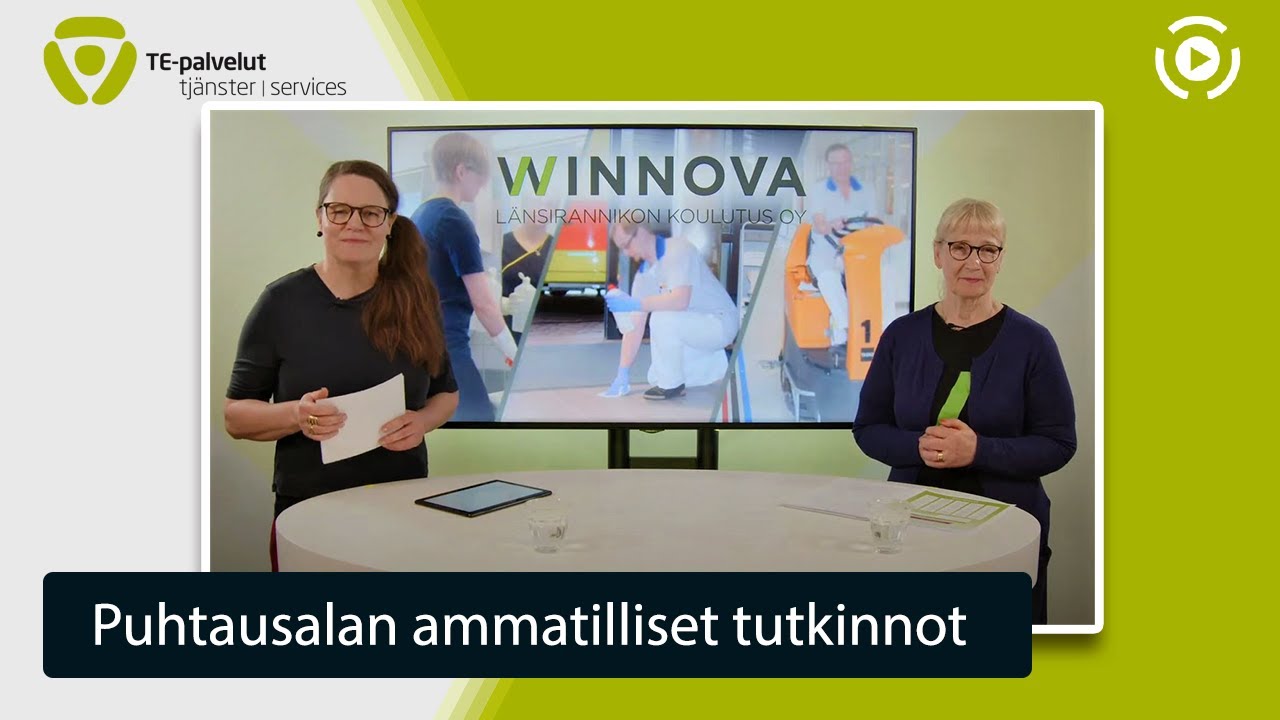 Hakeudu puhtauspalvelualan koulutukseen ja työllisty!