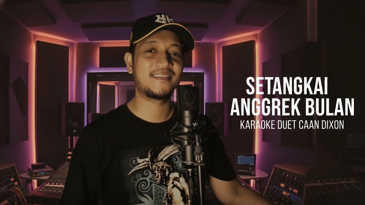 SETANGKAI ANGGREK BULAN - Karaoke duet artis pria / cowok || CaAn Dixon