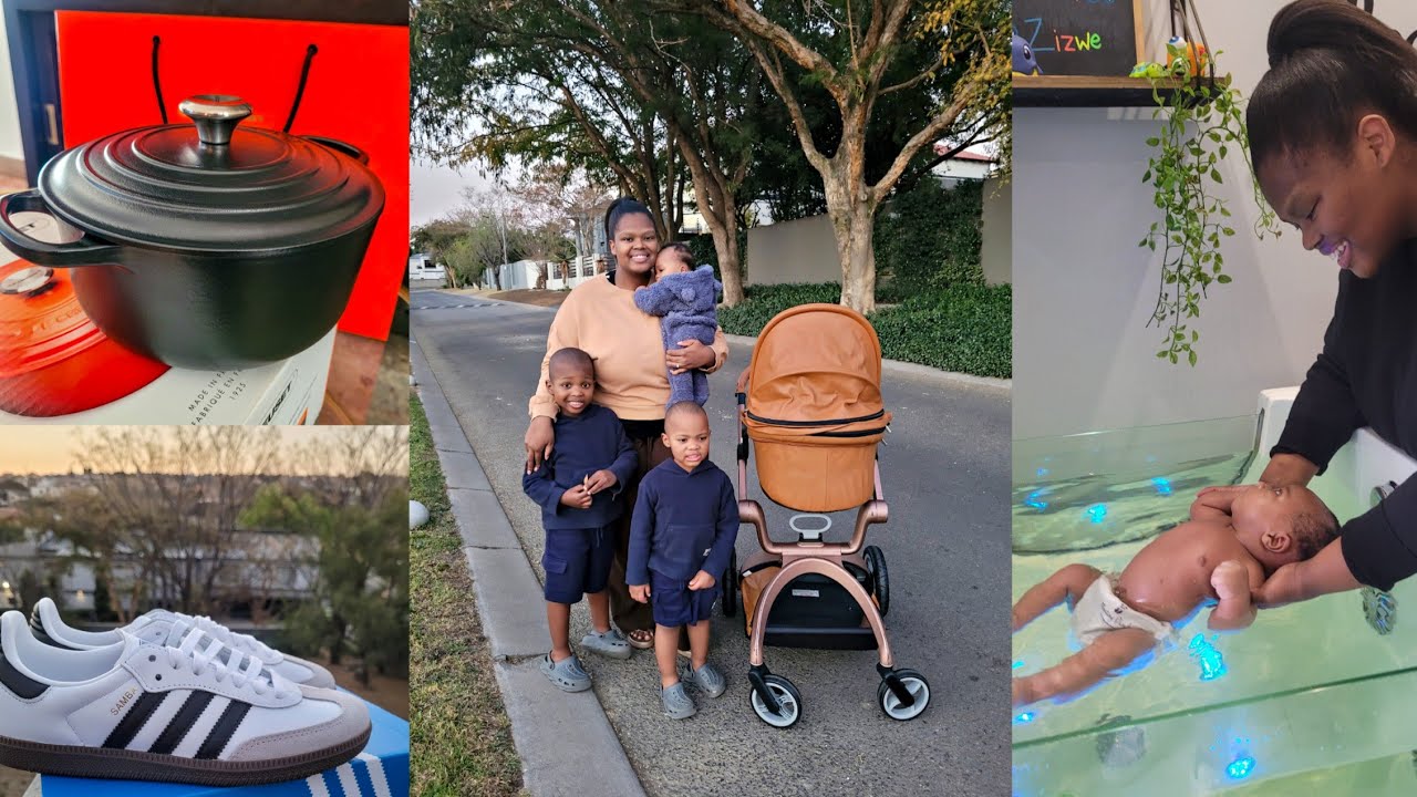 New Life As A Mom Of 3 | Newborn Baby Vaccination + Swimming | New Le Crueset +  Sneaker Unboxing 