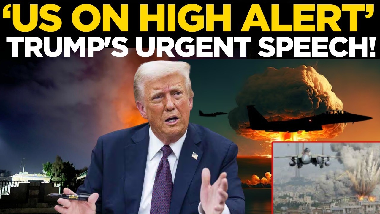 Breaking News LIVE: Donald Trump's Urgent Announcement | US-Iran Tensions LIVE | Trump | US News