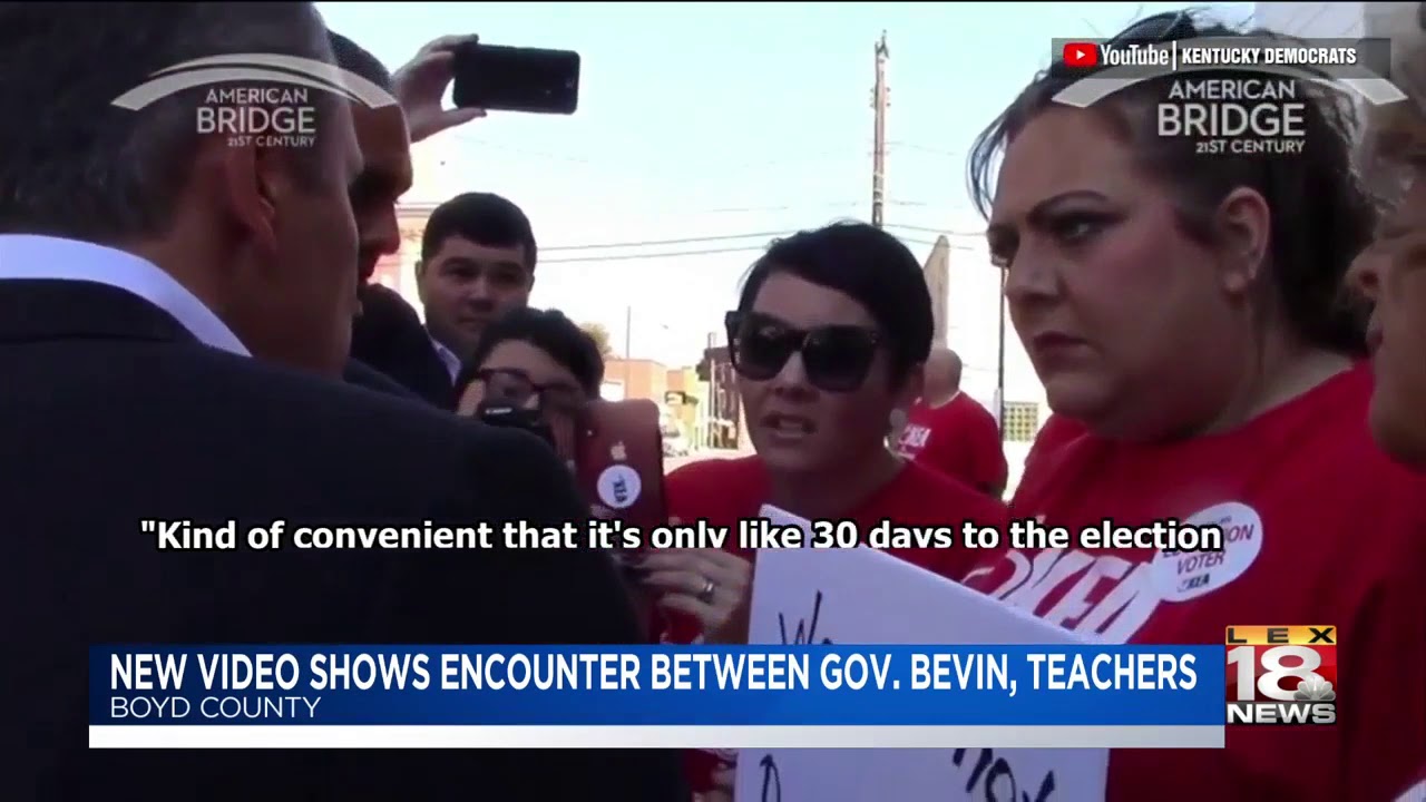New Video Shows Encounter Between Gov. Bevin, Teachers