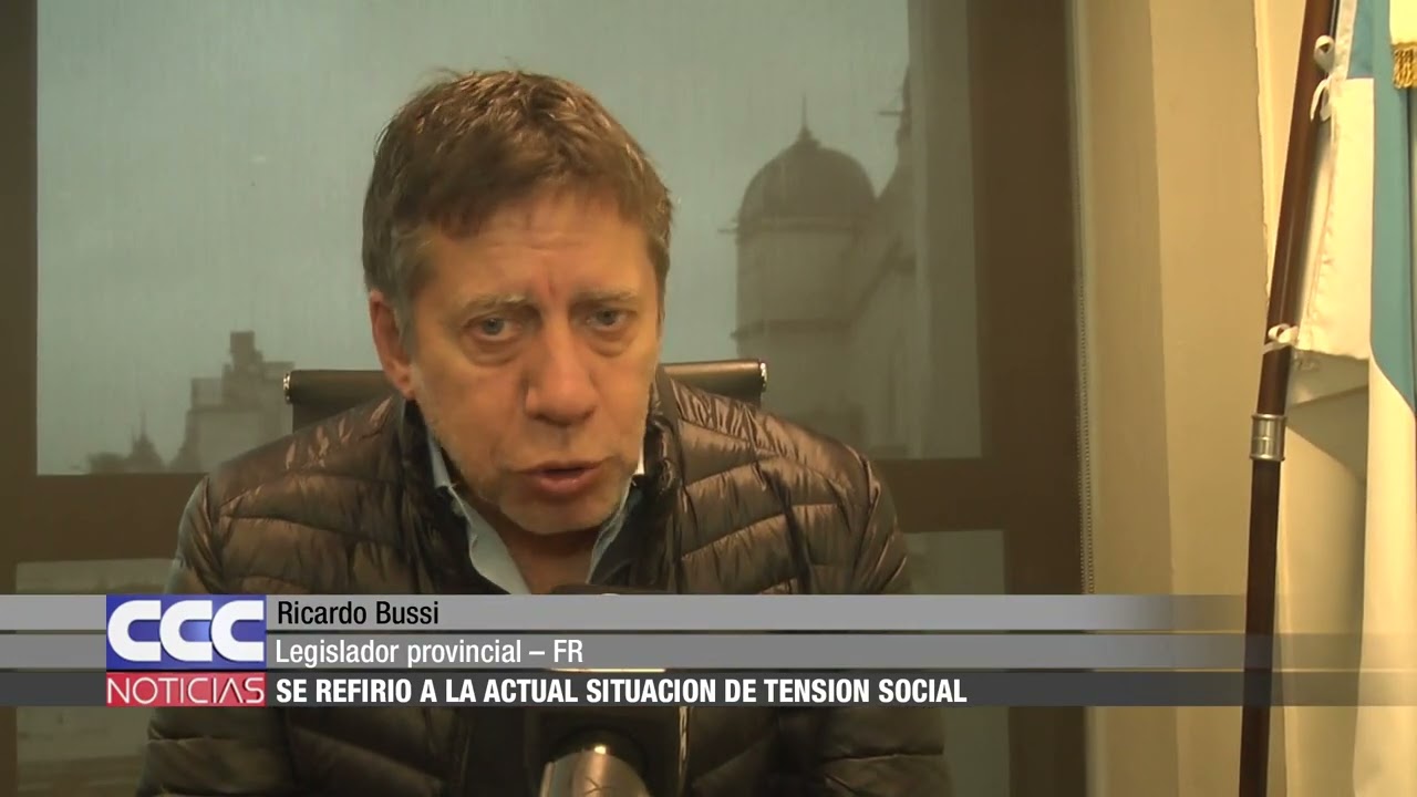 02 Bussi se refiri&oacute; a la actual situaci&oacute;n de tensi&oacute;n social