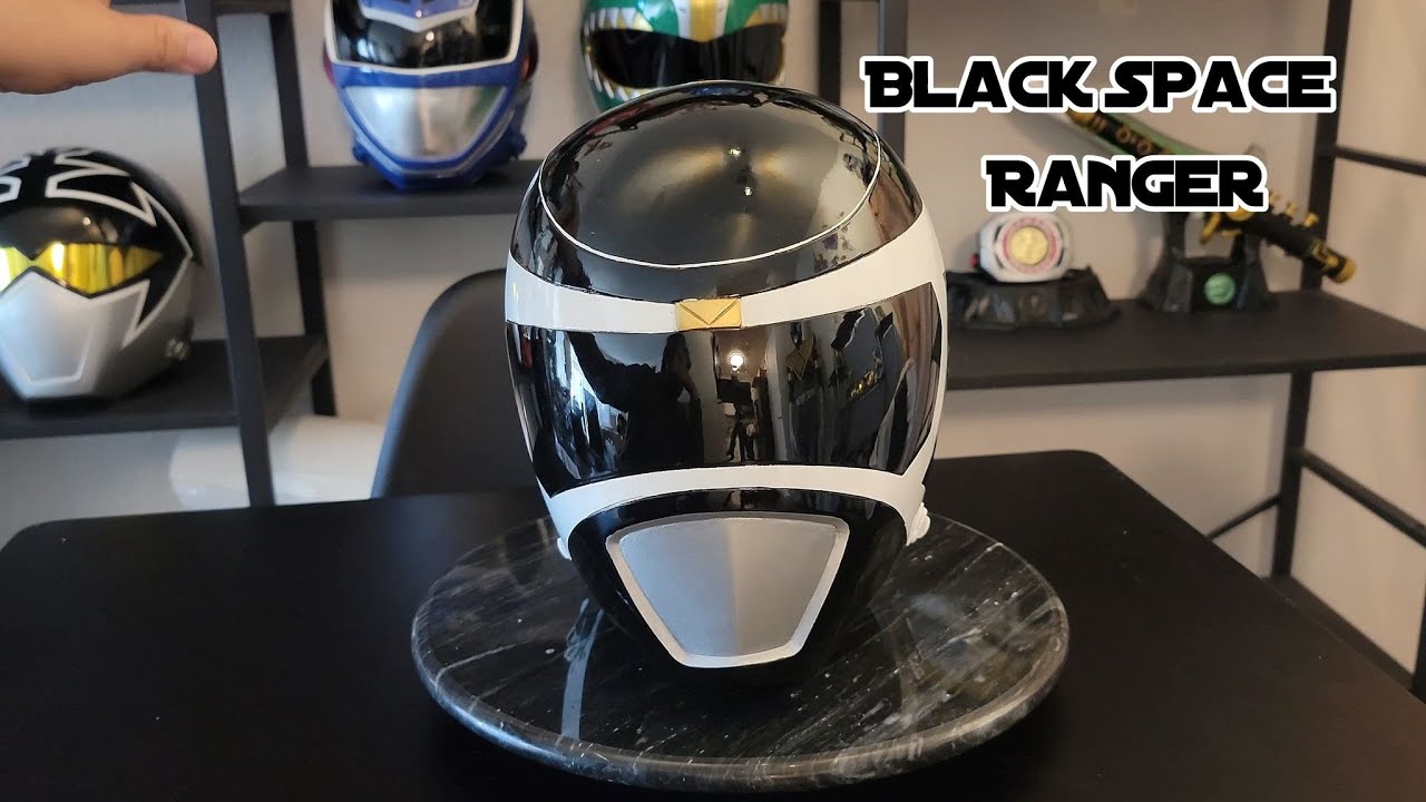 Black Space Ranger Helmet (Kamen Rider Nimoy)