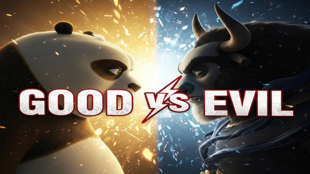 Good vs Evil Showdown 🌗⚔️| A Battle of Destiny | Kung Fu Panda Funny Animation