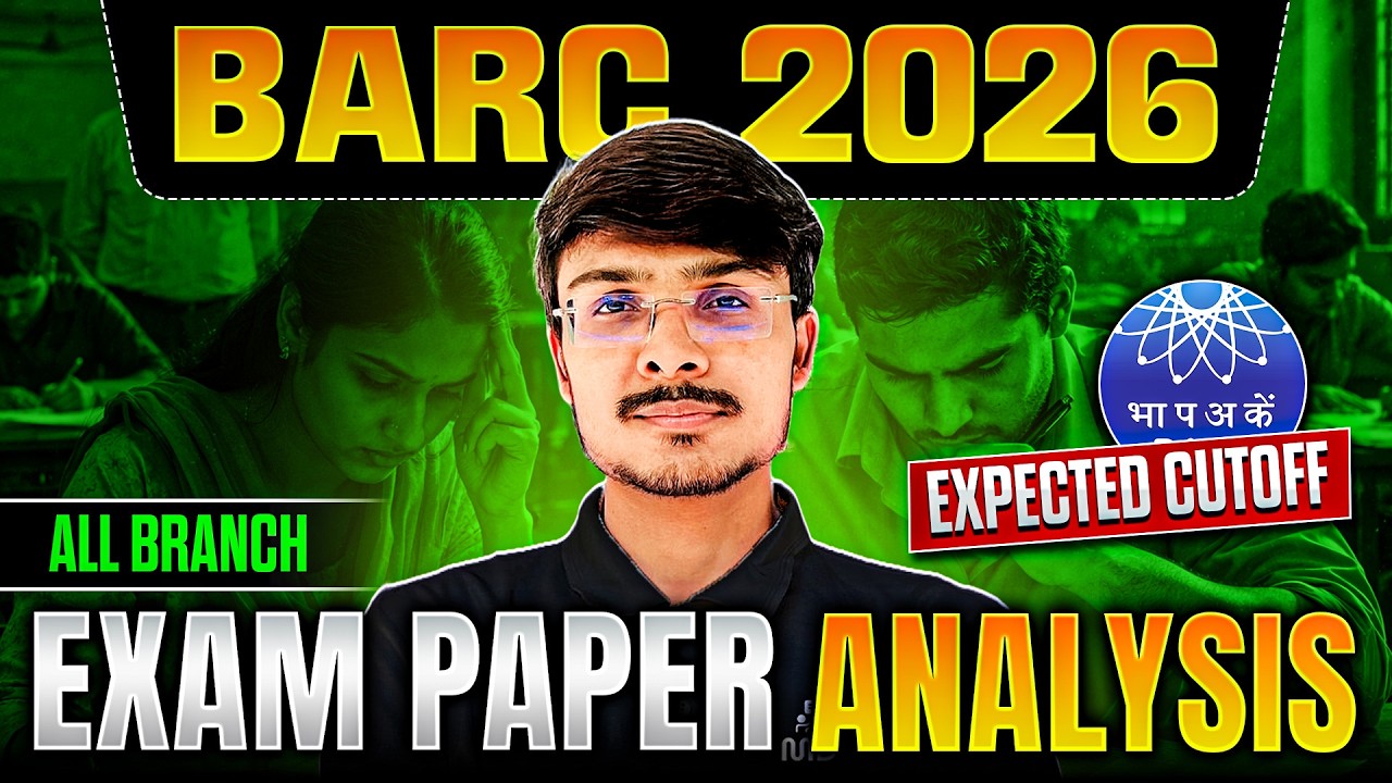 BARC 2026 Paper Analysis | Difficulty Level, Expected Cutoff & Safe Score