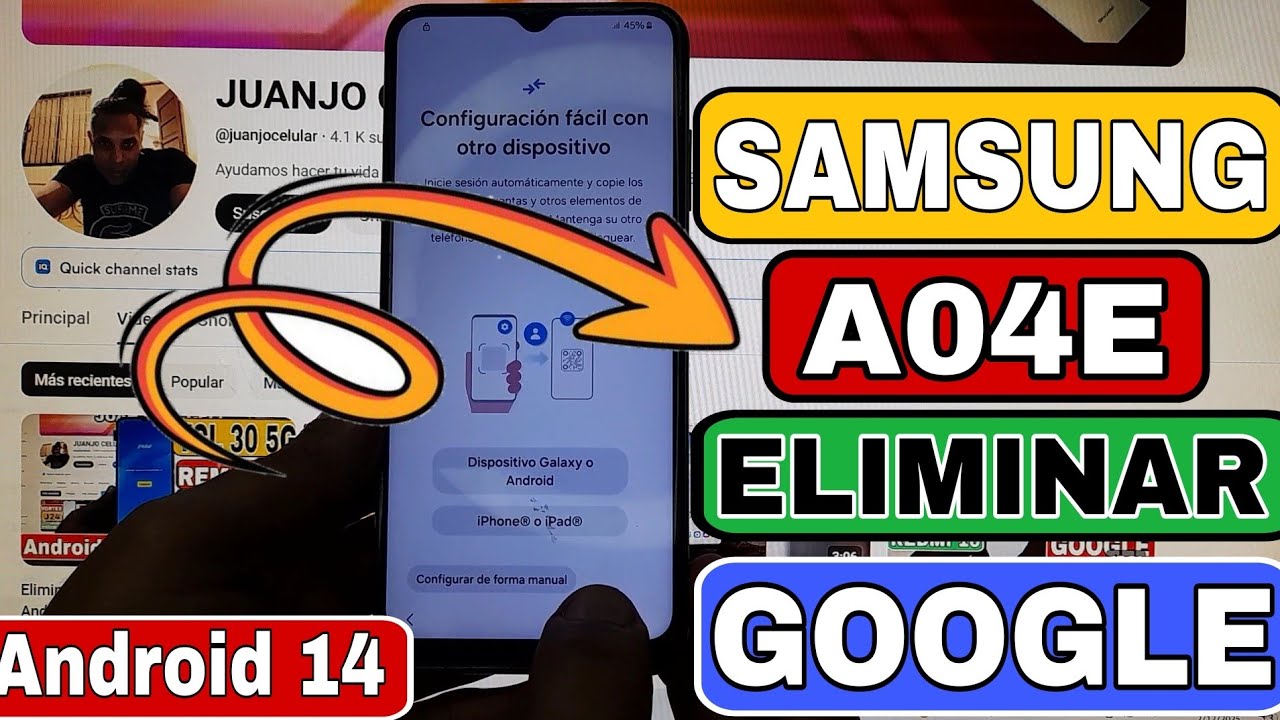 Samsung a04e FRP Bypass 2025 | Android 14 | Eliminar Cuenta de Google Samsung 2025🤩