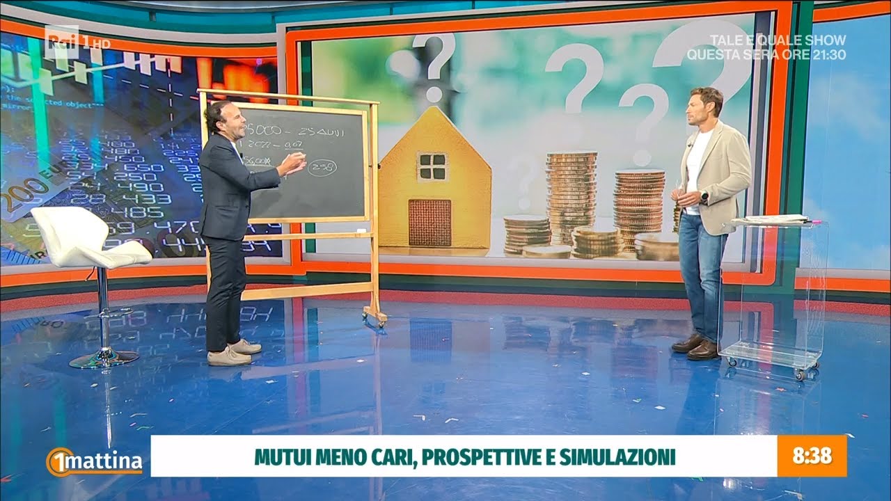 Taglio tassi e mutui - Unomattina 18/10/2024