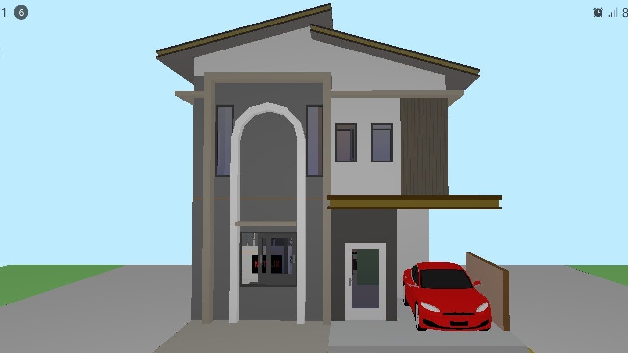 Two storey House idea #floorplancreator #3Dhouse